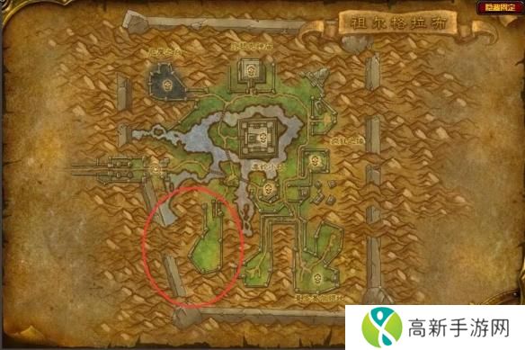 魔兽世界祖尔格拉布地图boss位置大全