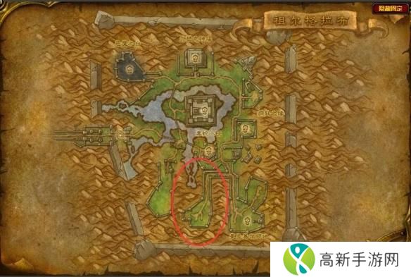 魔兽世界祖尔格拉布地图boss位置大全