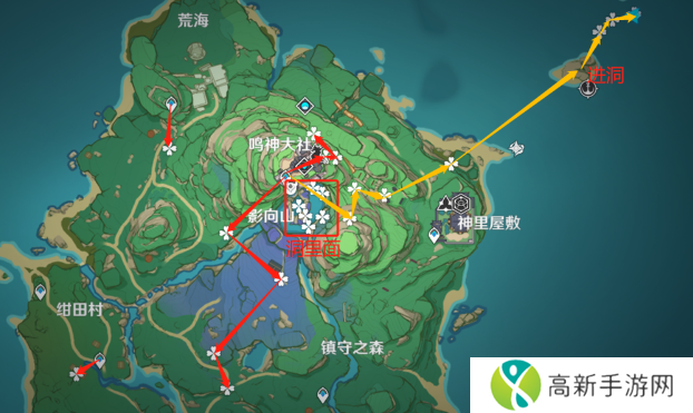 原神5.0鬼兜虫采集路线 2024鬼兜虫在哪里采集[多图]图片3