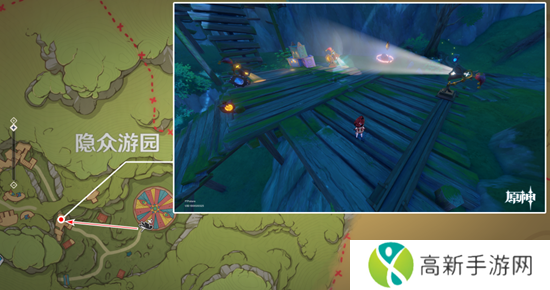 原神隐众游园绮光彩灯解密攻略 隐众游园绮光彩灯位置大全[多图]图片6