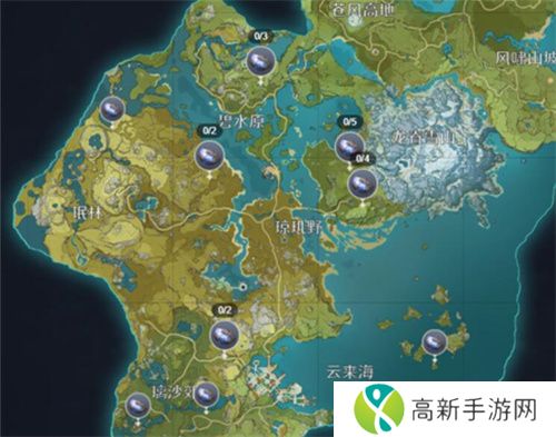 原神夜泊石采集位置在哪里 夜泊石分布图