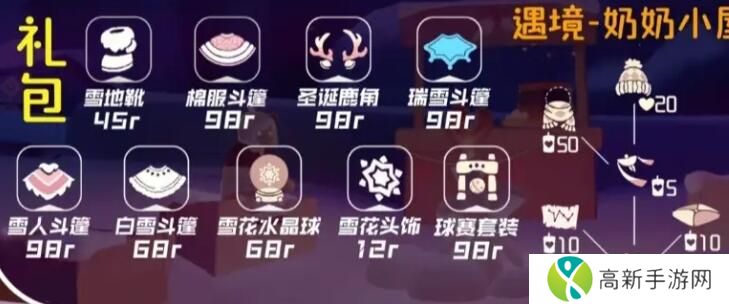 光遇2023圣诞宴会节先祖可以兑换什么 宴会节先祖兑换一览