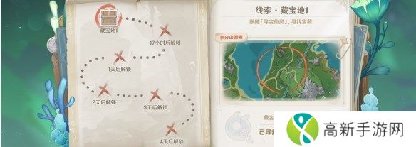 原神秘宝迷踪藏宝地位置在哪 原神秘宝迷踪藏宝地点一览