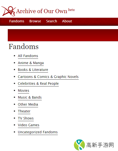 AO3网站链接入口ao3镜像地址大全2024