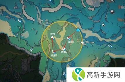 原神4.3秘宝迷踪第二天攻略 秘宝迷踪第二天宝藏位置