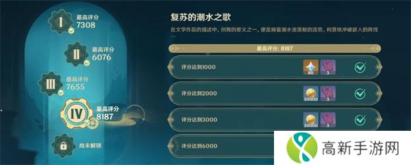 原神4.3深念锐意旋步舞第四关怎么过 深念锐意旋步舞第四关满奖励攻略
